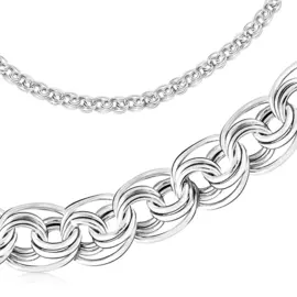 Цепь ручной работы из серебра 820807744