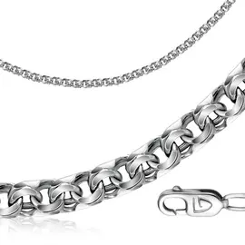 Цепь ручной работы из серебра 821003821