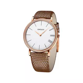 Часы женские SOKOLOV из золота 210.01.00.001.01.03.2