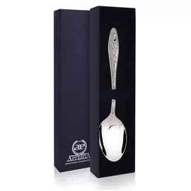 Десертная ложка из серебра Морозко 040ЛЖ02801