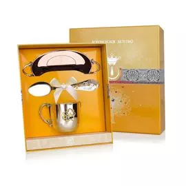 Детский набор из серебра «Звезда» с кружкой 832НБ05802