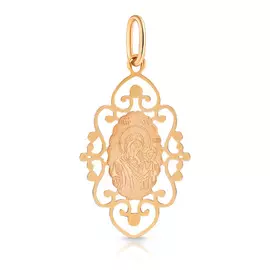 Иконка Божья Матерь Казанская из золота 17020738000