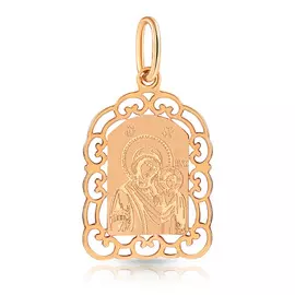 Иконка Божья Матерь Казанская из золота 17020910000