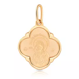 Иконка Божья Матерь Владимирская из золота 17120037000