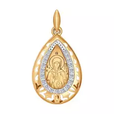 Иконка Святая Матрона из золота 104108