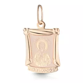 Иконка Святая Матрона из золота 17020945000