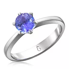 Кольцо из белого золота с танзанитом Я5516124