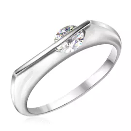 Кольцо из белого золота Танцующий бриллиант Air 65319150