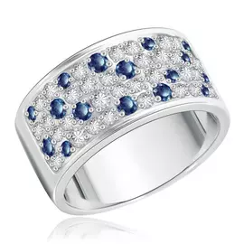 Кольцо из серебра 01-0509/00КЦ-00