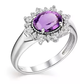 Кольцо из серебра 01-1167/00АМ-00