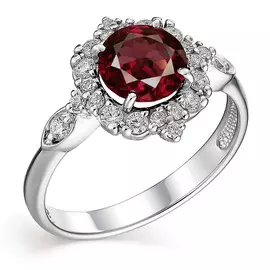 Кольцо из серебра 01-1345/00ГР-00