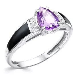 Кольцо из серебра 01-1460/0М30-00