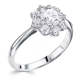 Кольцо из серебра 01-1574/00КЦ-00