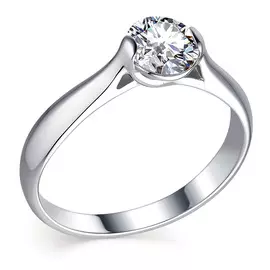 Кольцо из серебра 01-1579/00КЦ-00