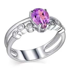 Кольцо из серебра 01-1658/00АМ-00