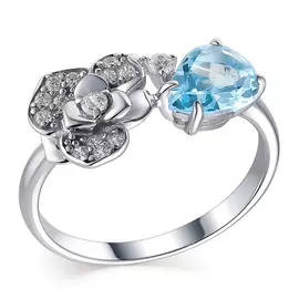 Кольцо из серебра 01-1673/00ТБ-00