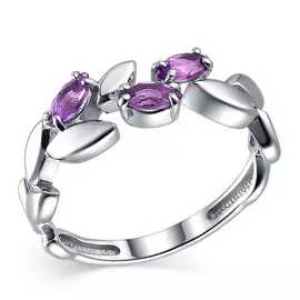 Кольцо из серебра 01-1706/00АМ-00