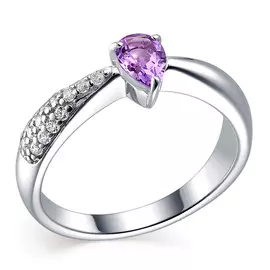 Кольцо из серебра 01-1738/00АМ-00