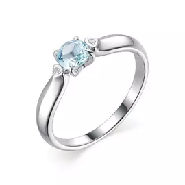 Кольцо из серебра 01-1809/БРТБ-00