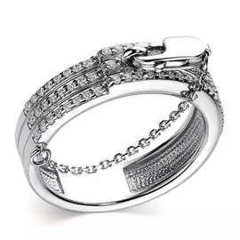 Кольцо из серебра 01-2047/00КЦ-00