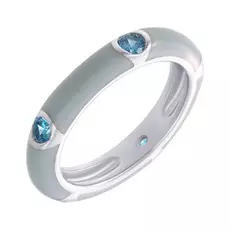 Кольцо из серебра 11002RA1_KO_ENAM_001_WG