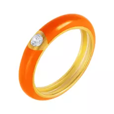 Кольцо из серебра 11007RA4_KO_ENAM_001_YG