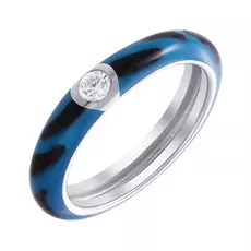 Кольцо из серебра 11009RA3_KO_ENAM_001_WG