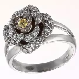 Кольцо из серебра 13847GL-W_001_WG