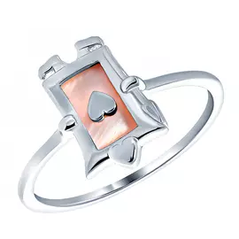 Кольцо из серебра 15187FRSWSH1_KO_SH_WG