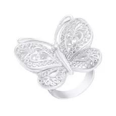 Кольцо из серебра 23036RH_KO_WG