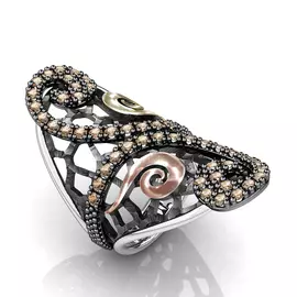 Кольцо из серебра 7DRM003R