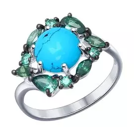 Кольцо из серебра 83010020