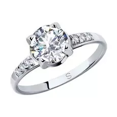 Кольцо из серебра 89010118