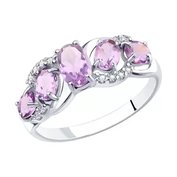 Кольцо из серебра 92011011