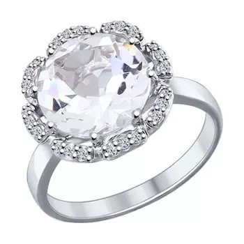 Кольцо из серебра 92011206