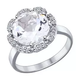 Кольцо из серебра 92011206