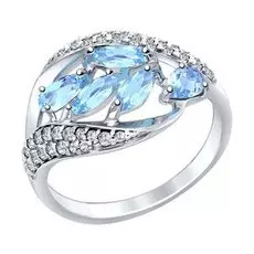 Кольцо из серебра 92011363