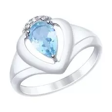 Кольцо из серебра 92011469