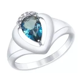 Кольцо из серебра 92011470