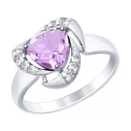 Кольцо из серебра 92011475