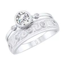 Кольцо из серебра 92011628