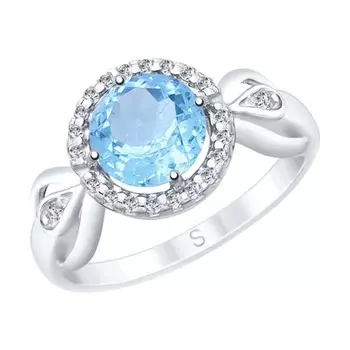 Кольцо из серебра 92011673