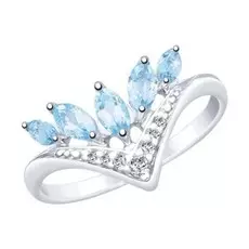 Кольцо из серебра 92011821