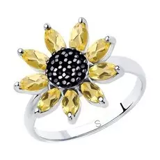 Кольцо из серебра 92011854