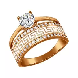 Кольцо из серебра 93010318