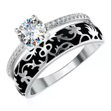 Кольцо из серебра 94011139