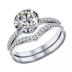 Кольцо из серебра 94011771