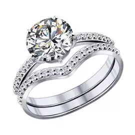 Кольцо из серебра 94011771