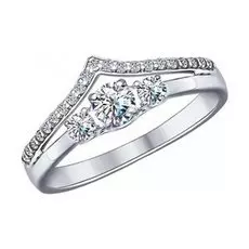 Кольцо из серебра 94012011