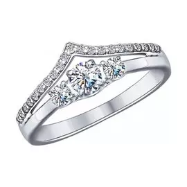 Кольцо из серебра 94012011